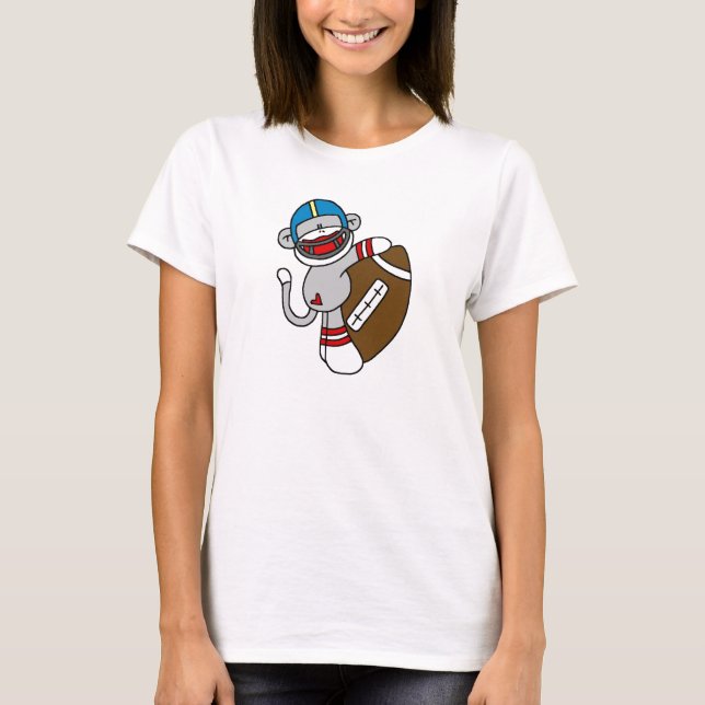 T-shirts et cadeaux du football de singe de (Devant)