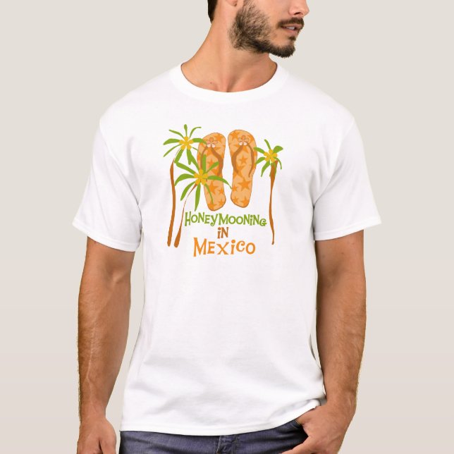 T-shirts et cadeaux du Mexique de lune de miel (Devant)