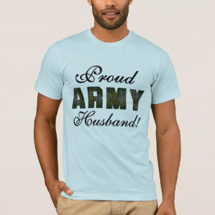 T-shirts et cadeaux fiers de mari d'armée