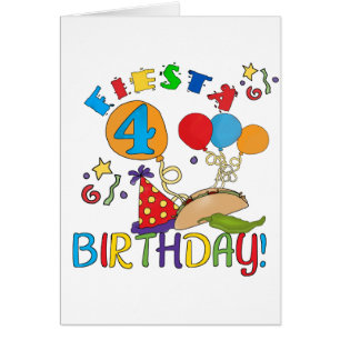 T-shirts et cadeaux Fiesta 4th Birthday