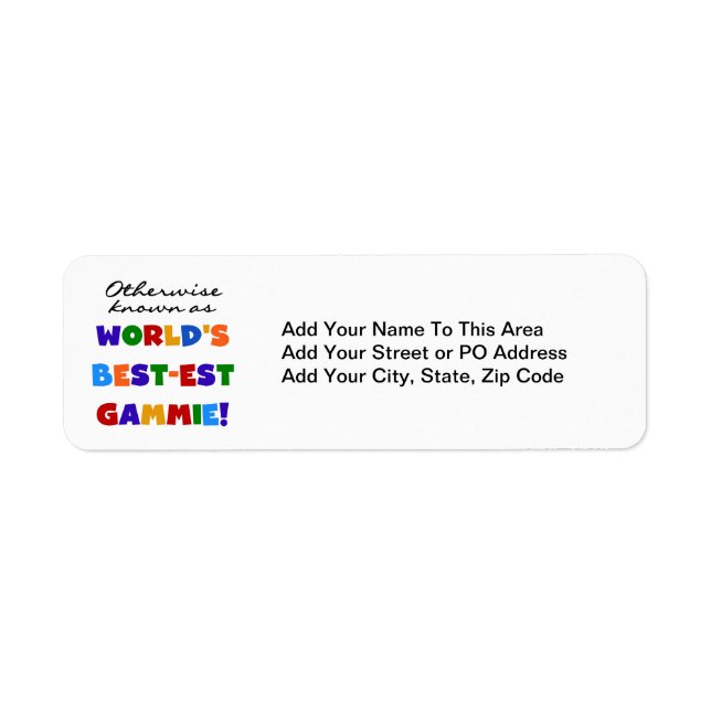 T-shirts et cadeaux Gammie les plus beaux du monde (Devant)