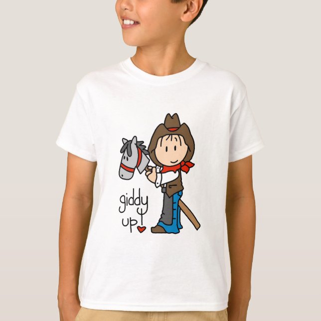 T-shirts et cadeaux Giddy Up Cowboy (Devant)