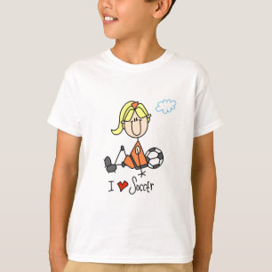 T-shirts et cadeaux Girl I Love Soccer