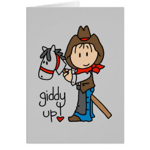 T-shirts et cadeaux hauts étourdis de cowboy