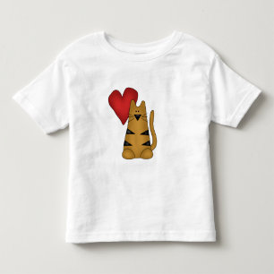 T-shirts et cadeaux Heart and Striped Cat
