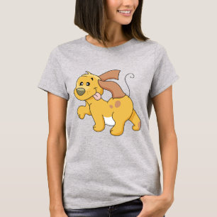T-shirts et cadeaux heureux de chien de Brown
