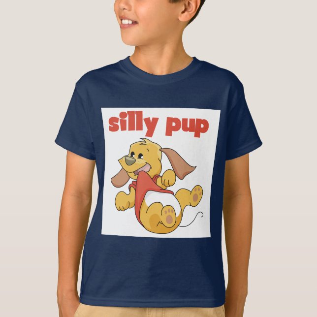 T-shirts et cadeaux idiots de chiot (Devant)