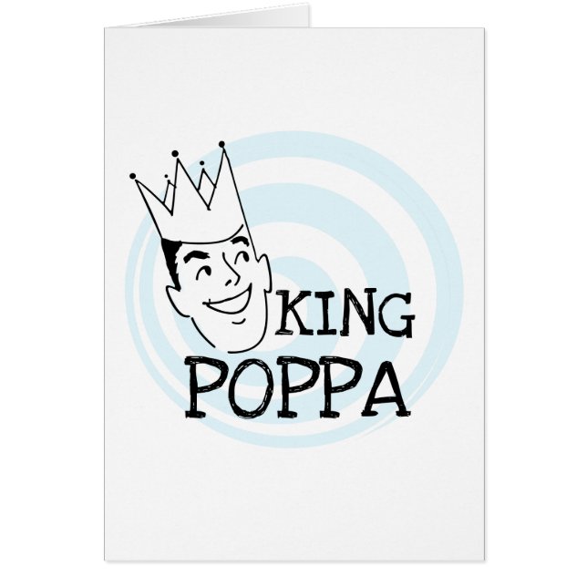 T-shirts et cadeaux King Poppa (Devant)