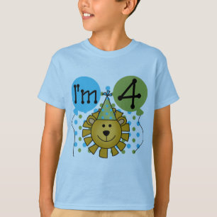 T-shirts et cadeaux Lion 4th Birthday