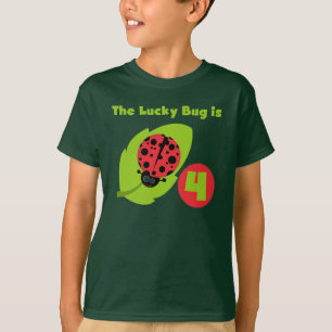 T-shirts et cadeaux Lucky Bug 4th Birthday