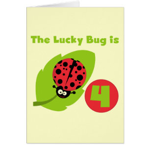 T-shirts et cadeaux Lucky Bug 4th Birthday