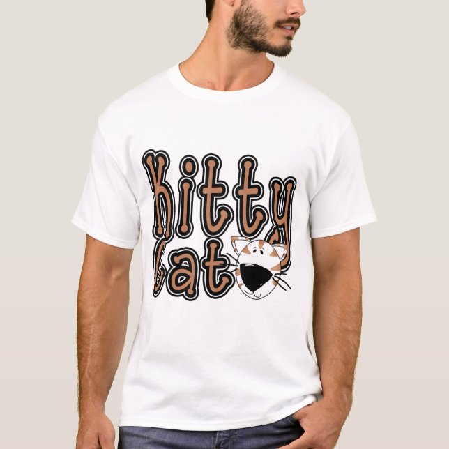 T-shirts et cadeaux mignons de chat de Kitty (Devant)