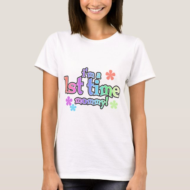 T-shirts et cadeaux Mommy-Rainbow 1st Time (Devant)