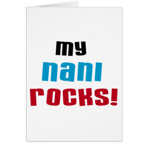 T-shirts et cadeaux My Nani Rocks