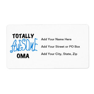 T-shirts et cadeaux Oma Blue totalement géniaux