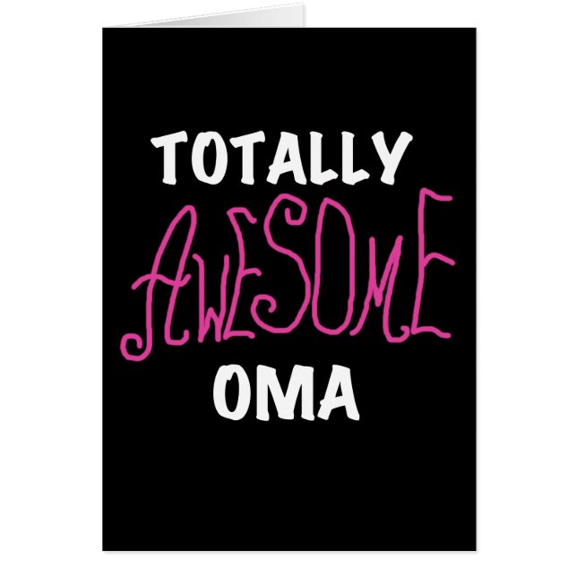T-shirts et cadeaux Oma Pink absolument géniaux (Devant)