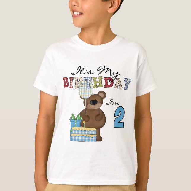 T-shirts et cadeaux pour le 2e anniversaire de Boy (Devant)