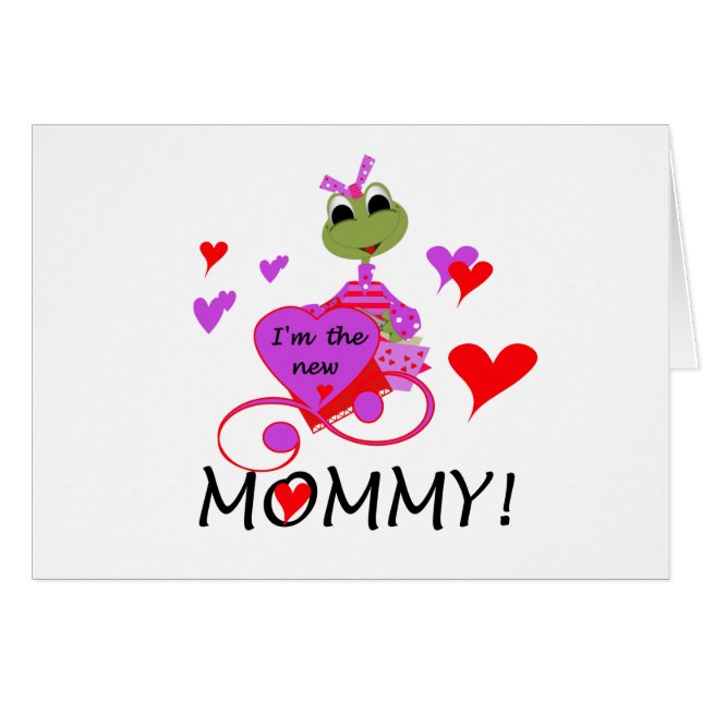T-shirts et cadeaux pour maman nouvelle grenouille (Devant horizontal)