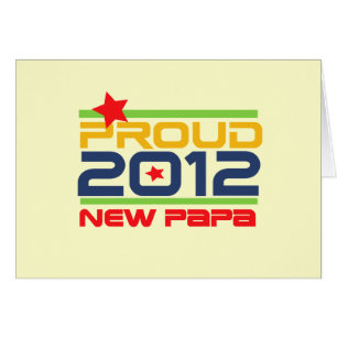 T-shirts et cadeaux Proud New Papa 2012