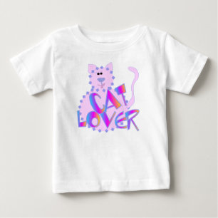 T-shirts et cadeaux roses d'amoureux des chats