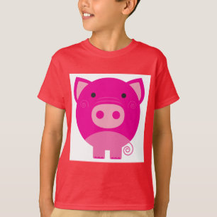 T-shirts et cadeaux roses de porc