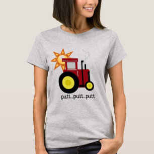 T-shirts et cadeaux rouges de tracteur de ferme