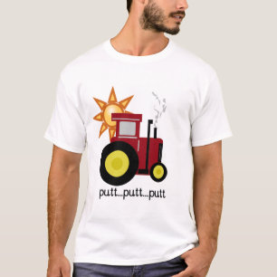 T-shirts et cadeaux rouges de tracteur de ferme