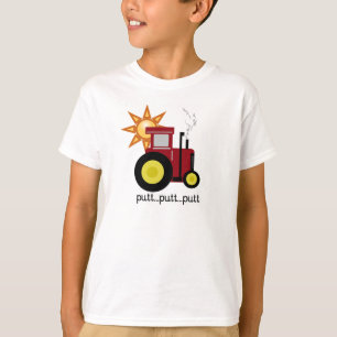 T-shirts et cadeaux rouges de tracteur de ferme
