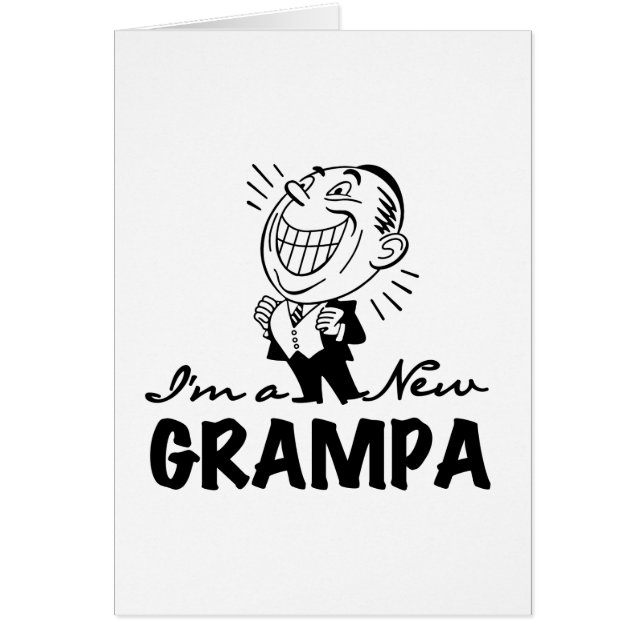 T-shirts et cadeaux souriants New Grampa (Devant)