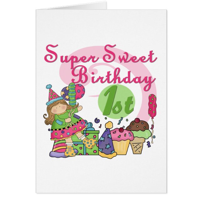 T-shirts et cadeaux Super Sweet 1er anniversaire (Devant)