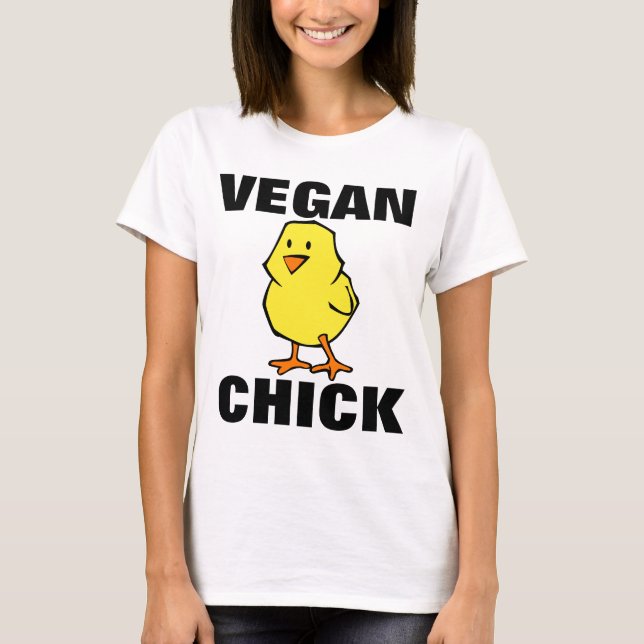 T-shirts et débardeurs VEGAN CHICK (Devant)