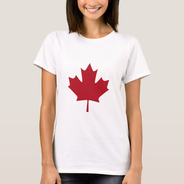 T-shirts et habillement canadiens de drapeau (Devant)