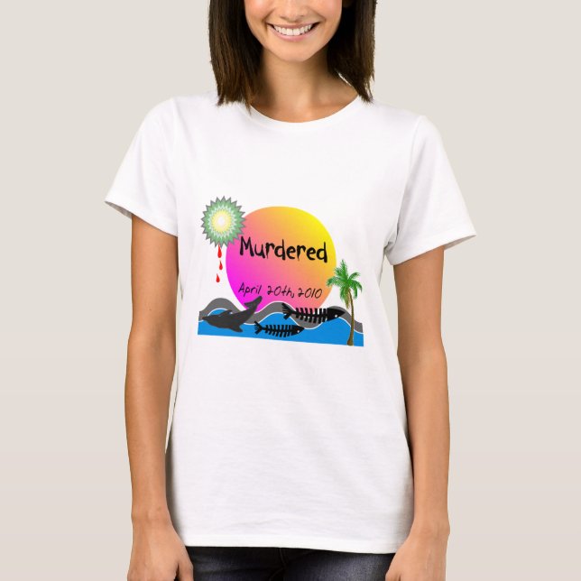 T-shirts et produits de catastrophe de flaque (Devant)