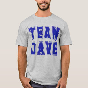 T-shirts et produits de Dave d'équipe