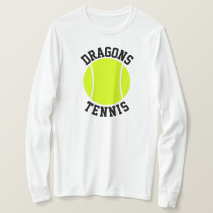 T-shirts fait sur commande du tennis des femmes de