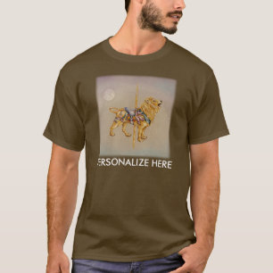 T-shirts foncés pour hommes - Carousel Lion SQ