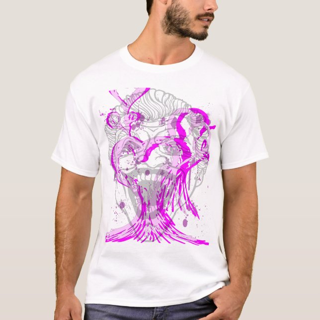T-shirts fou de jour d'Anti-Valentines de joker (Devant)