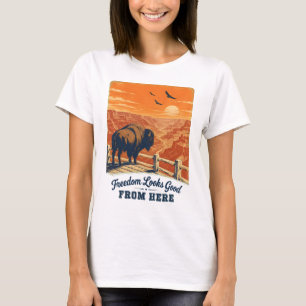 T-shirts Freedom Looks Good Canyon
