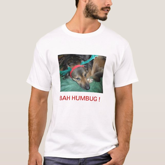 T-shirts FUMISTE de chemises de Noël de chienchien (Devant)