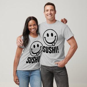 T-shirts FUNNY POUR HOMMES, SUSHI !