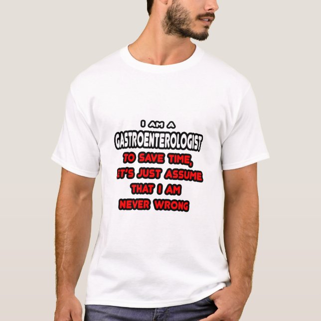 T-shirts gastro-entérologistes amusants (Devant)