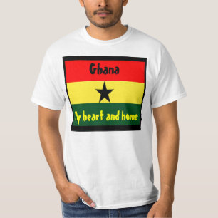 T-shirts ghanéens au coeur et à la maison