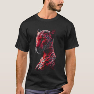 T-shirts graphiques à motif de jaguar et design de
