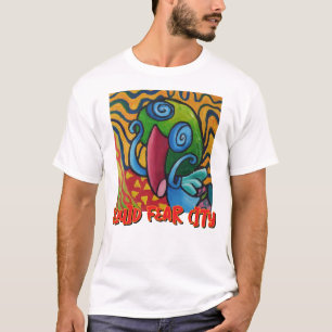 T-shirts Graphiques Blancs Squid Fear City