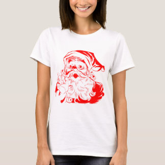 T-shirts graphiques de Noël de Père Noël