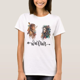 T-Shirts guerriers, d'inspiration amérindienne