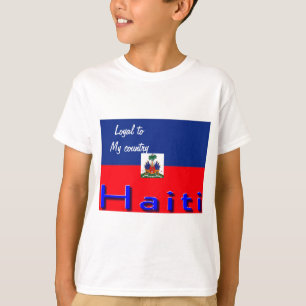 t-shirts haiti flag