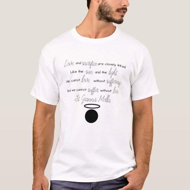 T-shirts hommes de Saint-Gianna Molla (Devant)