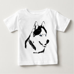 T-shirts Husky Shirt Sled Dog Toddler Husky