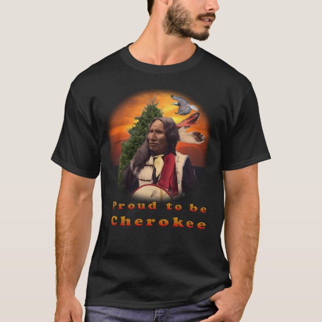 T-shirts indiens Cherokee (Devant)